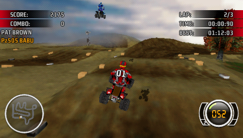MX vs ATV Untamed screenshot 3 for PSP